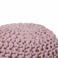 Beliani Poufs Pouf Rose 40 X 25 Cm -Chaise Soldes Magasin pouf rose 40 x 25 cm 2