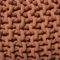 Beliani Poufs Pouf Rouille 50 X 35 Cm -Chaise Soldes Magasin pouf rouille 50 x 35 cm 4