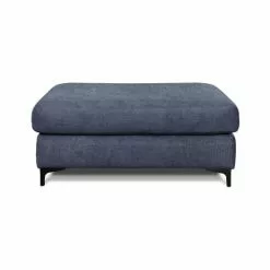 Maison Aubertin Poufs Pouf Salon Tissu Bleu