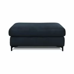 Maison Aubertin Poufs Pouf Salon Tissu Jaune -Chaise Soldes Magasin pouf salon velours bleu 10
