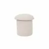 RNT By Really Nice Things Poufs Pouf Tapissé Avec Tissus Bouclé En Forme De Champignon Beige