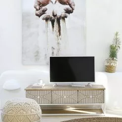 Maisons Du Monde Poufs Pouf Tressé En Coton Macramé -Chaise Soldes Magasin pouf tresse en coton macrame 1000 11 38 177814 12