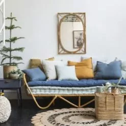 Maisons Du Monde Poufs Pouf Tressé En Coton Macramé -Chaise Soldes Magasin pouf tresse en coton macrame 1000 11 38 177814 13