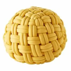 Maisons Du Monde Poufs Pouf Tressé Jaune