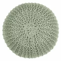 Rendez Vous Déco Poufs Pouf Tricot Rond En Coton Vert Clair 8 Rendez Vous Déco Poufs Pouf Tricot Rond En Coton Vert Clair -Chaise Soldes Magasin pouf tricot rond en coton vert clair 2