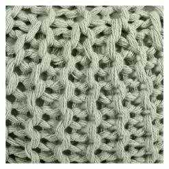 Rendez Vous Déco Poufs Pouf Tricot Rond En Coton Vert Clair 10 Rendez Vous Déco Poufs Pouf Tricot Rond En Coton Vert Clair -Chaise Soldes Magasin pouf tricot rond en coton vert clair 4