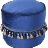 ReCollection Poufs Pouf Velours Bleu H38cm