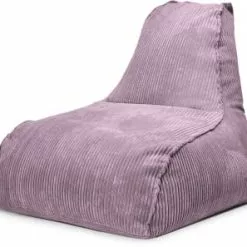 Sitting Point Poufs Pouf Velours Grosse Cote Avec Dossier Mauve 70x80x70cm -Chaise Soldes Magasin pouf velours grosse cote avec dossier mauve 70x80x70cm 2