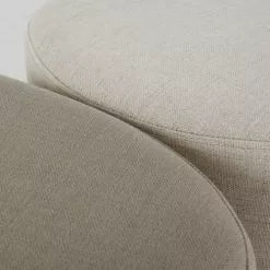 Maisons Du Monde Poufs Gris Clair Et Blanc (x2) -Chaise Soldes Magasin poufs gris clair et blanc x2 1000 8 19 215228 3