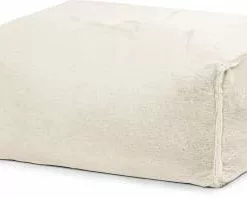 Sitting Point Poufs Repose-pied D'intérieur Aspect Fourrure Gris Clair 55x65x35cm -Chaise Soldes Magasin repose pied d interieur aspect fourrure beige 55x65x35cm