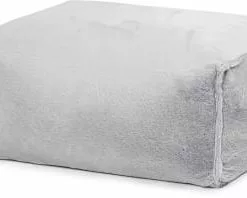 Sitting Point Poufs Repose-pied D'intérieur Aspect Fourrure Gris Clair 55x65x35cm -Chaise Soldes Magasin repose pied d interieur aspect fourrure gris clair 55x65x35cm 3