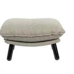 Zuiver Repose-pieds Repose Pied En Tissu Gris Clair