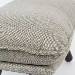 Zuiver Repose-pieds Repose Pied En Tissu Gris Clair -Chaise Soldes Magasin repose pied en tissu gris clair 5