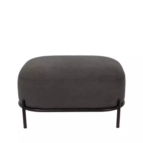 Drawer Repose-pieds En Tissu Gris 1 Drawer Repose-pieds En Tissu Gris