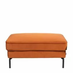 Drawer Repose-pieds En Velours Rouille