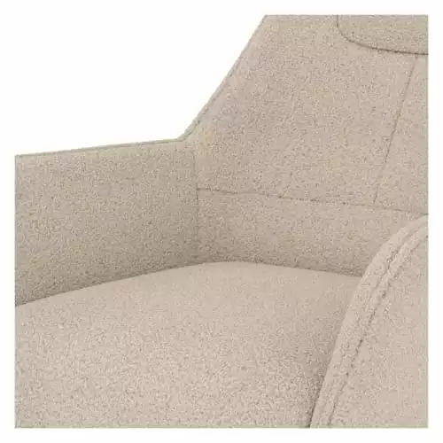 Rendez Vous Déco Fauteuils Rocking-chair Beige Effet Laine Bouclette En Tissu 2 Rendez Vous Déco Fauteuils Rocking-chair Beige Effet Laine Bouclette En Tissu – Image 2