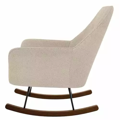 Rendez Vous Déco Fauteuils Rocking-chair Beige Effet Laine Bouclette En Tissu 6 Rendez Vous Déco Fauteuils Rocking-chair Beige Effet Laine Bouclette En Tissu – Image 6