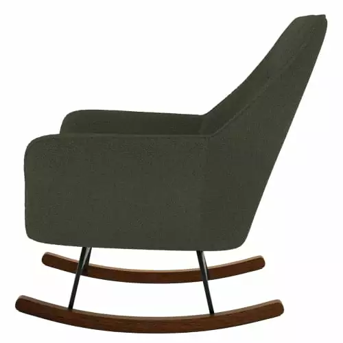 Rendez Vous Déco Fauteuils Rocking-chair Kaki Effet Laine Bouclette En Tissu 6 Rendez Vous Déco Fauteuils Rocking-chair Kaki Effet Laine Bouclette En Tissu – Image 6