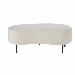 Maisons Du Monde Poufs Tabouret Rond Gris Clair Et Noir